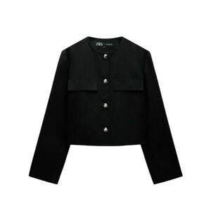 NWT ZARA METAL BUTTON JACKET